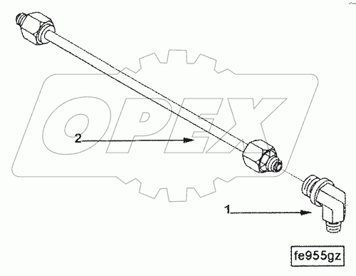 FE9334 Прокладка воздушно-топливной магистрали